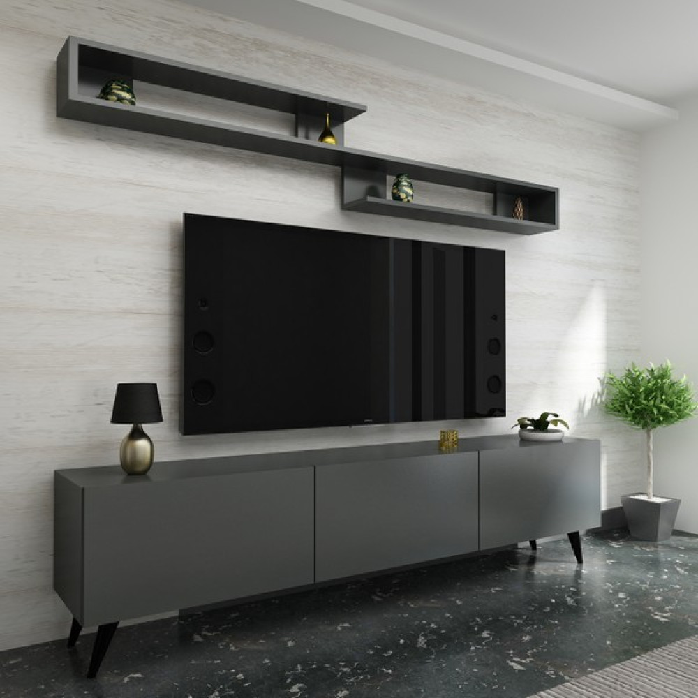 Newline Dekormia Life Tv Ünitesi - Siyah Tv Ünitesi / Sehpası Fiyatı