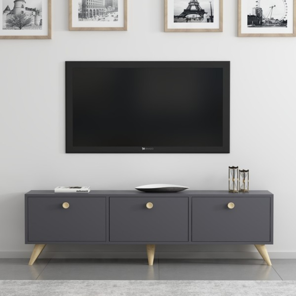 Newline Mobilya Oris Tv Ünitesi 150 cm Antrasit Tv Ünitesi / Sehpası Fiyatı