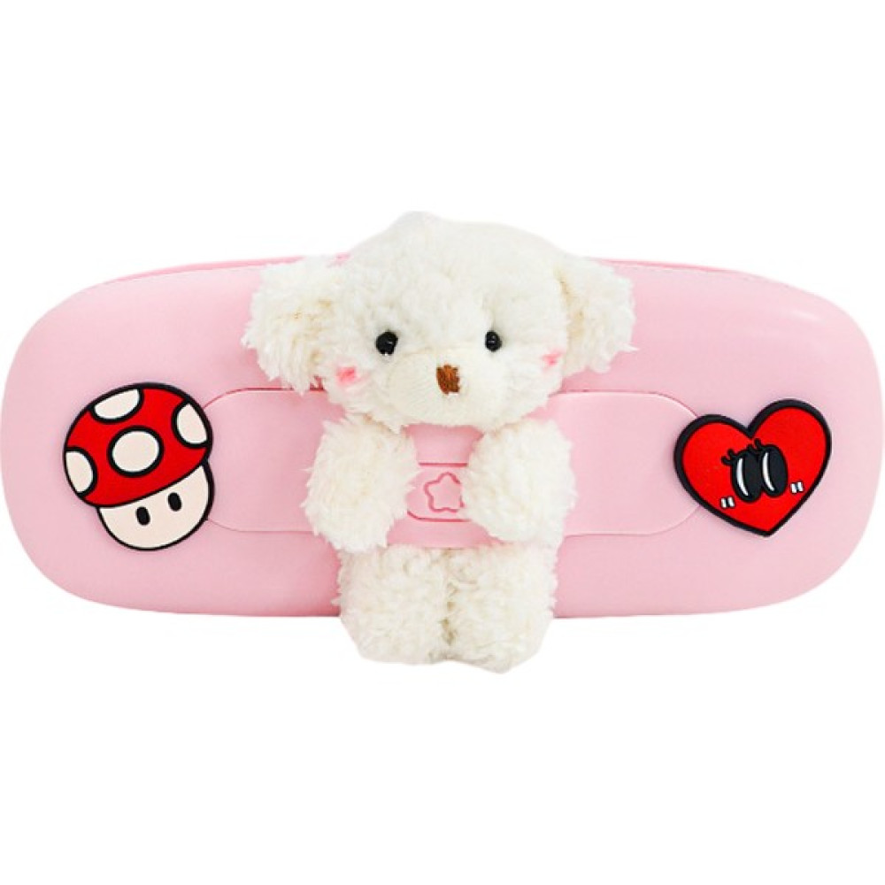 Newmebox 3D Pet Ayı Silikon Kalem Kutusu (Yurt Dışından) - Pembe - 1 Adet Oto Boyaları Fiyatı