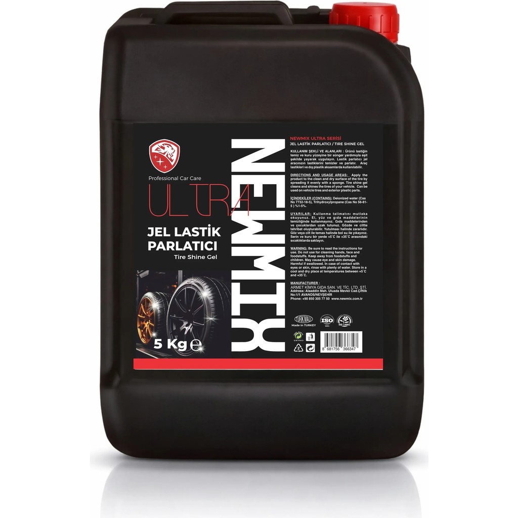 Newmix Jel Lastik Parlatıcı 5 kg Bulaşık Yıkama Fiyatı