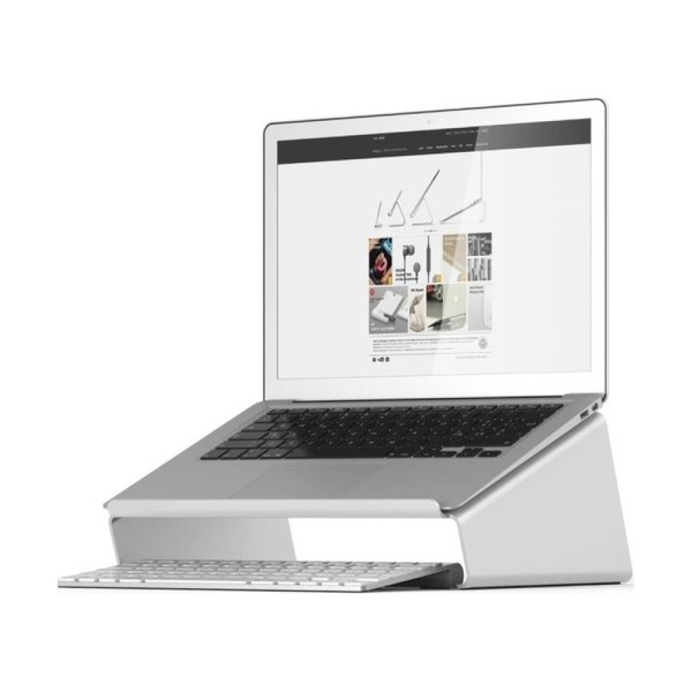 Newolexx Laptop Standı Notebook Soğutucu Yükseltici Sehpa-Gümüş Gri - Gümüş Dizüstü Bilgisayar Aksesuarları Fiyatı