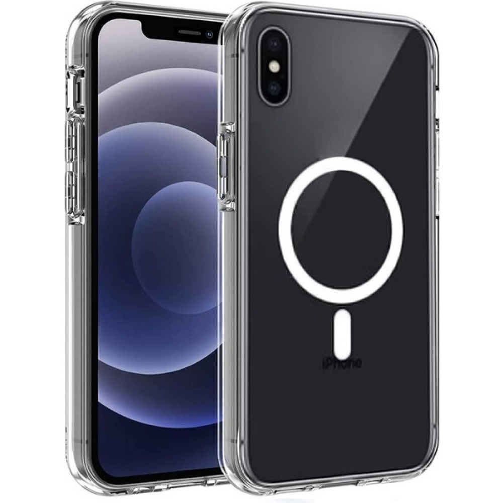 Newpole Apple iPhone x Uyumlu Şeffaf Süper Manyetik Mıknatıslı Key Çizilme ve Sararma Karşıtı Darbeye Dayanıklı Kılıf iPhone x Magsafe Uyumlu Kılıf Cep Telefonu Kılıfı Fiyatı