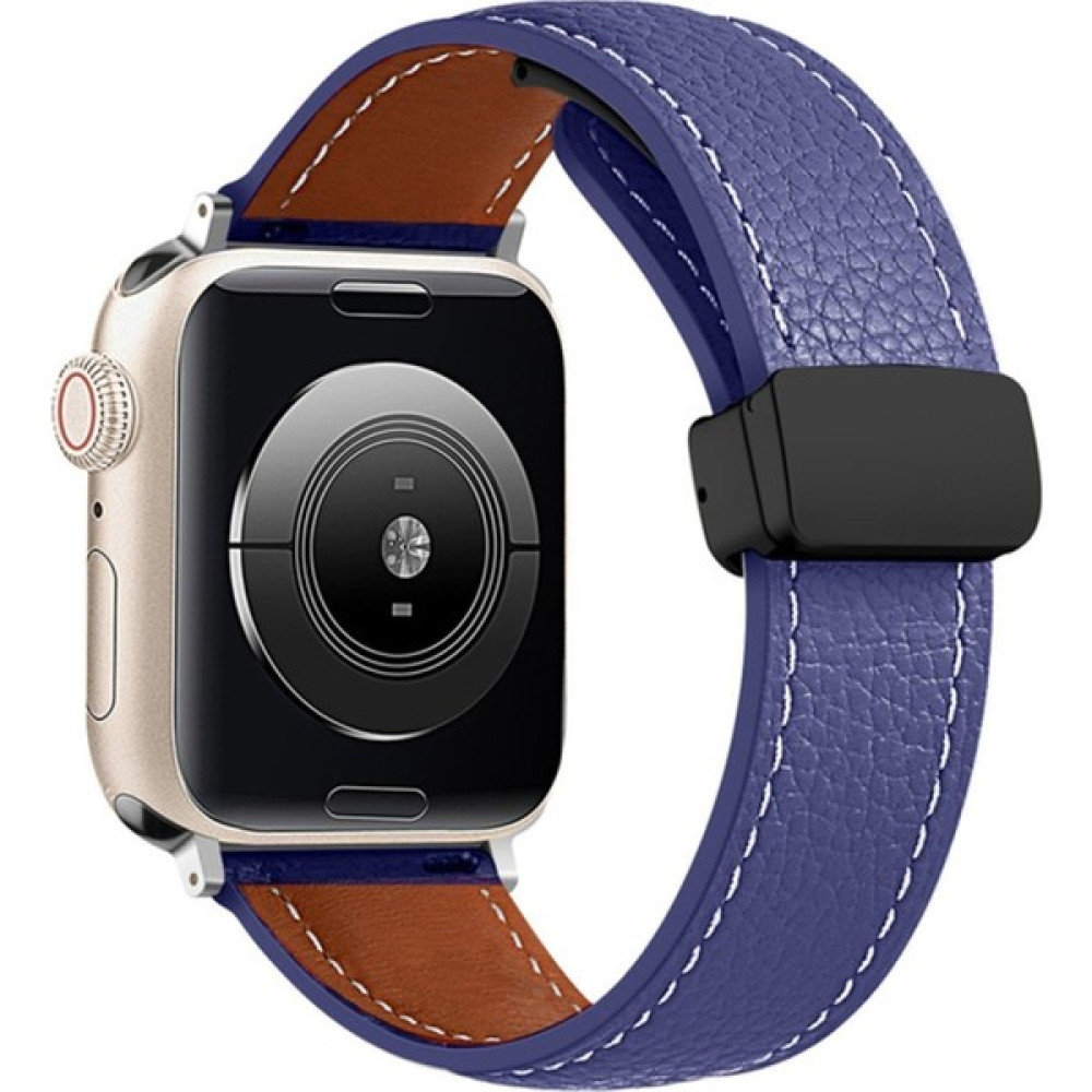 Newpole Apple Watch 8 Ultra Se 7 6 5 4 3 2 1 Kordon 49MM 45MM 44MM 42MM Uyumlu Watch Kordon Hora Deri Kordon Mıknatıslı Apple Watch 8/ultra/se/7/6/... Giyilebilir Teknoloji Aksesuarları Fiyatı