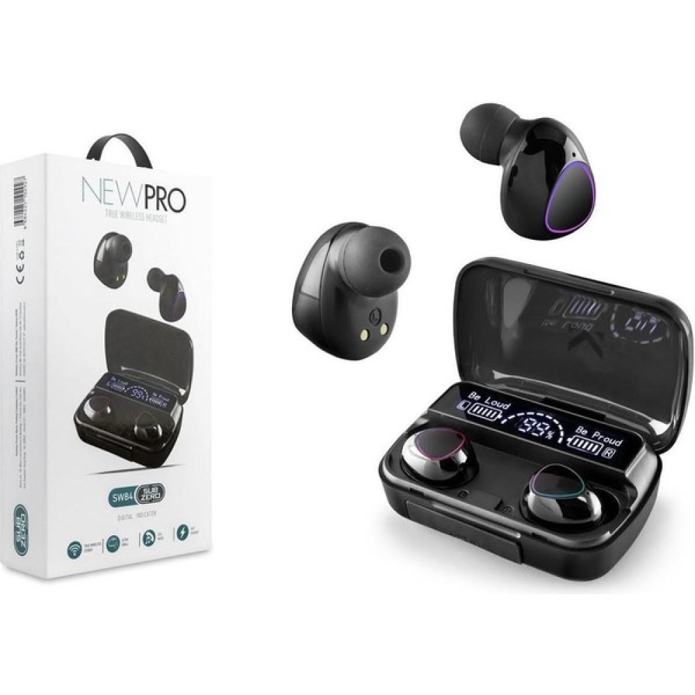 Newpro Kulak Içi Tws Bluetooth Kulaklık LED Göstergeli Powerbanklı - Siyah Oto Boyaları Fiyatı