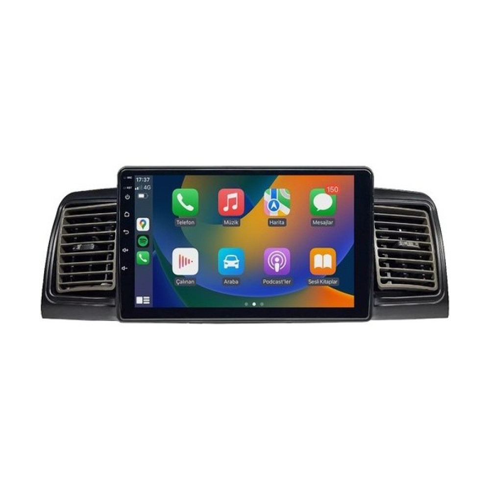 Newspace Toyota Corolla 2002-2006 Android 6gb Ram 128GB Rom Carplay Navigasyon Multimedya Oto Görüntü Sistemleri Fiyatı
