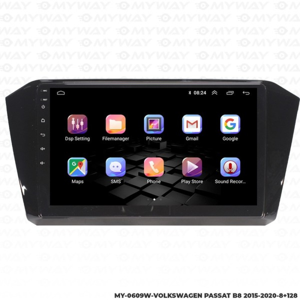 Newspace Volkswagen Passat B8 Android 4gb Ram 64GB Rom Carplay 8 Çekirdek Navigasyon Multimedya Oto Teyp Oto Görüntü Sistemleri Fiyatı
