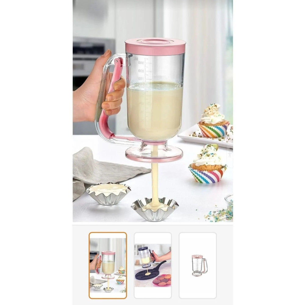 NEWSTORE HOME Hamur Akıtma Pratik Ölçülü Hamur Dağıtıcı Pankek Hamur Yoğurma Makinesi Fiyatı