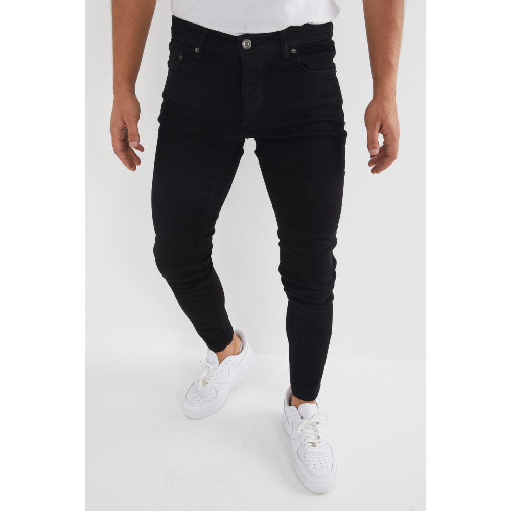 Newtime Erkek Jeans Skinny Fit Likralı Düz Siyahh Black 30 Beden Bayan Jeans / Kot Pantolon Fiyatı