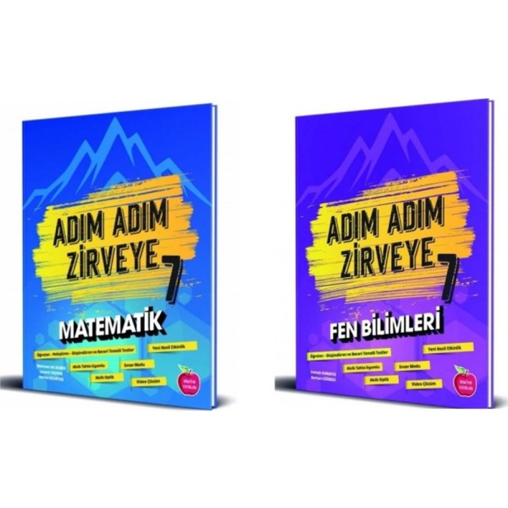 Newton 7. Sınıf Adım Adım Zirveye Matematik-Fen Bilimleri Soru Bankası Set Tüm Dersler Fiyatı