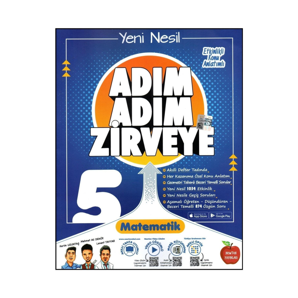 Newton Yayınları 5. Sınıf Matematik Adım Adım Zirveye Soru Bankası Yardımcı Kitaplar Fiyatı