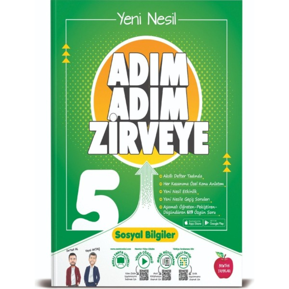 Newton Yayınları 5.sınıf Sosyal Bilgiler Adım Adım Zirveye Soru Bankası Kaynak Kitapları Fiyatı