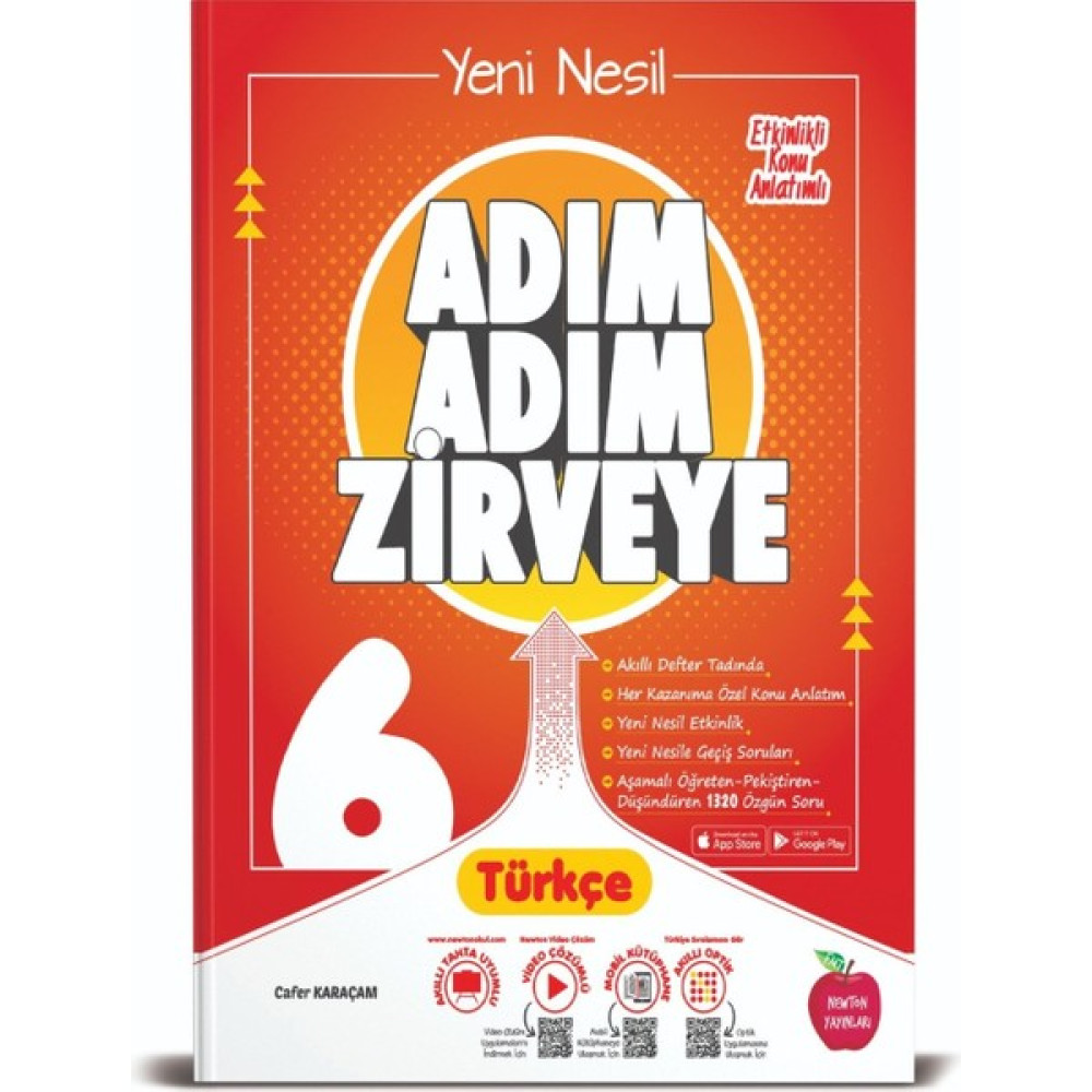 Newton Yayınları 6. Sınıf Matematik+Fen+Türkçe Adım Adım Zirveye Soru Bankası 3 Kitap (Ciltli) Tüm Dersler Fiyatı