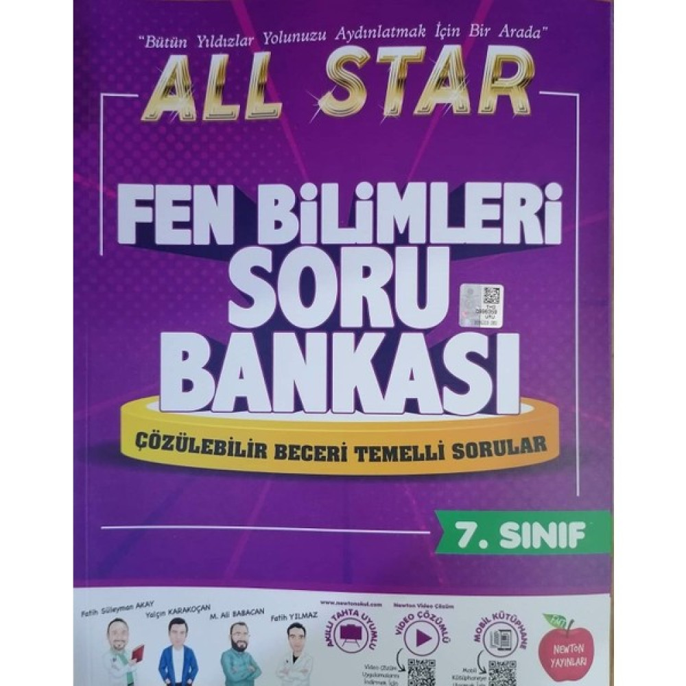Newton Yayınları 7. Sınıf Yeni All Star Fen Bilimleri Soru Bankası - MB Tüm Dersler Fiyatı