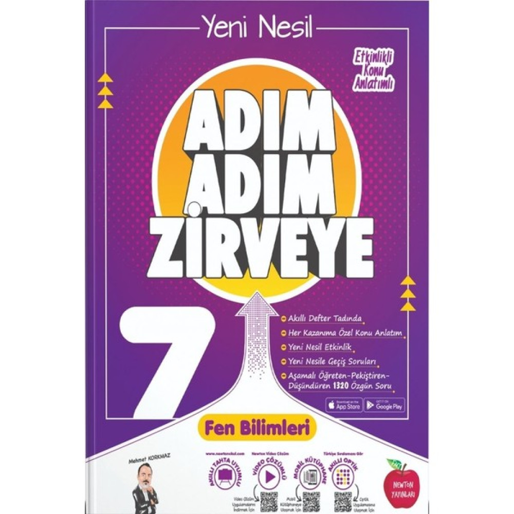 Newton Yayınları 7.sınıf Adım Adım Zirveye Fen Bilimleri Soru Bankası Kaynak Kitapları Fiyatı