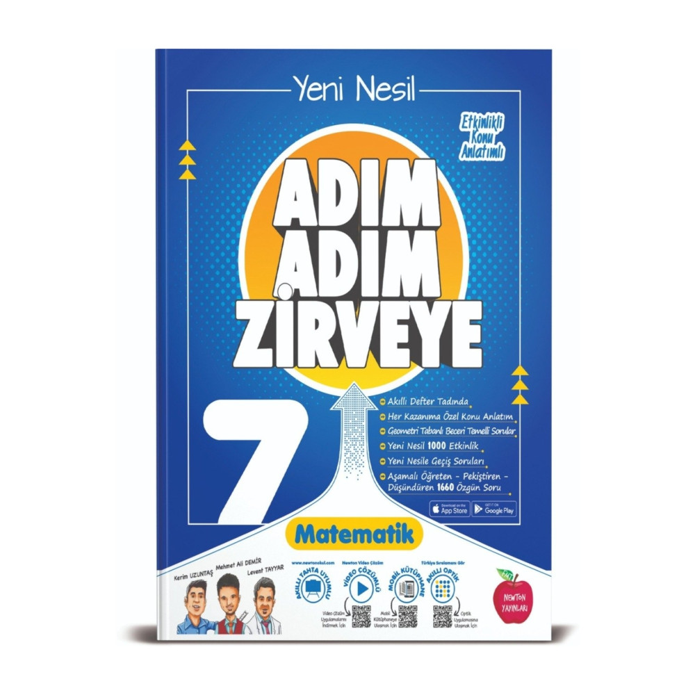 Newton Yayınları 7.sınıf Matematik Adım Adım Zirveye Matematik Soru Bankası Yardımcı Kitaplar Fiyatı