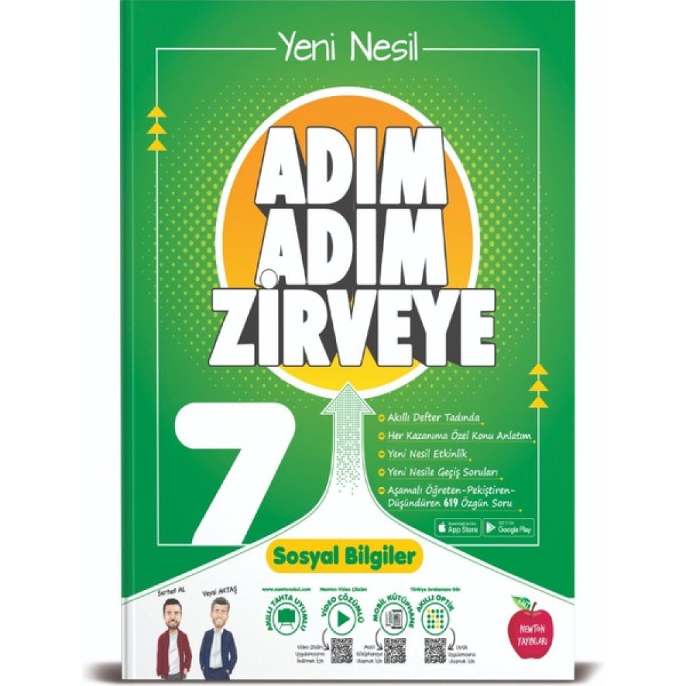 Newton Yayınları 7.sınıf Sosyal Bilgiler Adım Adım Zirveye Soru Bankası Kaynak Kitapları Fiyatı