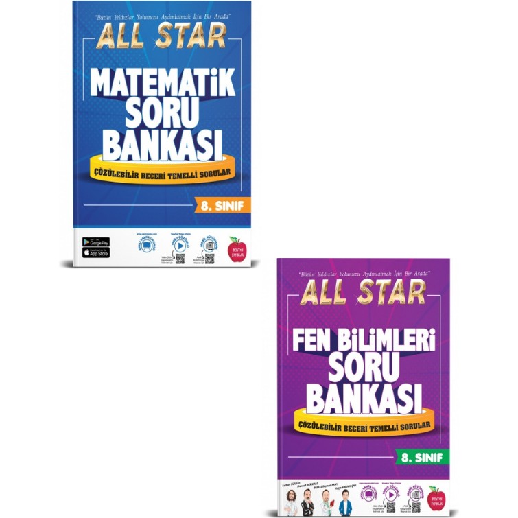 Newton Yayınları 8. Sınıf All Star Matematik - Fen Bilimleri Soru Bankası Seti Tüm Dersler Fiyatı