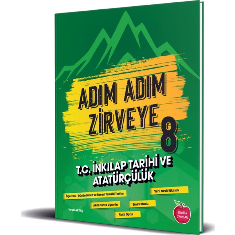 Newton Yayınları 8.Sınıf Adım Adım Zirveye T.c. Inkılap Tarihi ve Atatürkçülük Soru Bankası Ders Sınav Kitapları Fiyatı