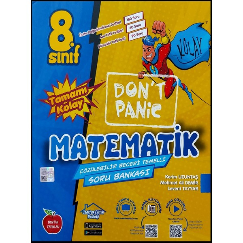 Newton Yayınları 8.Sınıf Lgs Don'T Panic Matematik Beceri Temelli Soru Bankası Matematik Fiyatı