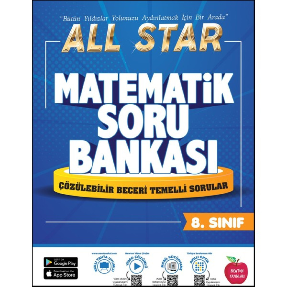 Newton Yayınları 8.Sınıf Matematik All Star Soru Bankası (Ciltli) Matematik Fiyatı