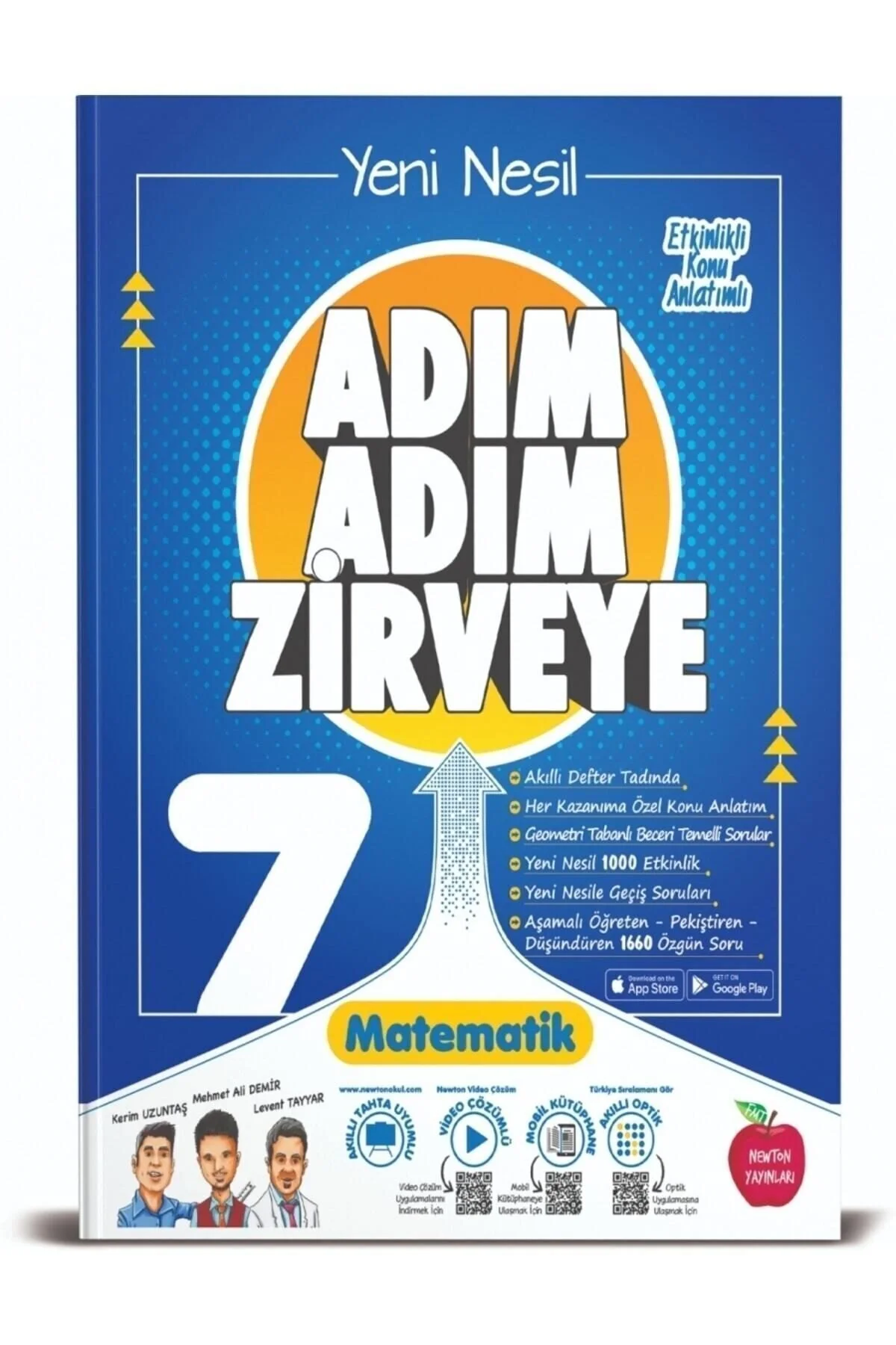 Newton Yayınları Adım Adım Zirveye 7. Sınıf Matematik Soru Bankası" Ders Sınav Kitapları Fiyatı
