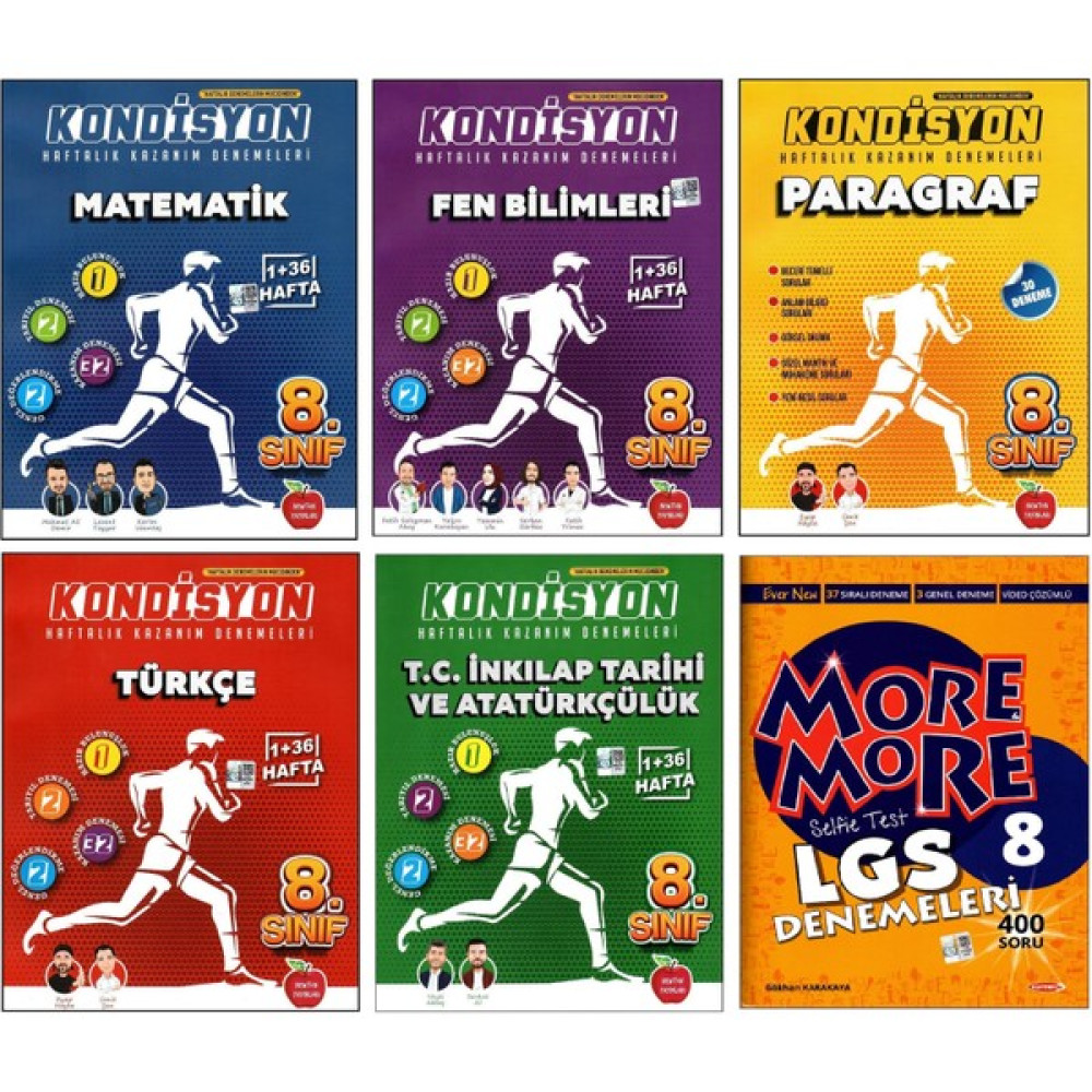 Newton Yayınları More And More 8. Sınıf LGS Matematik – Fen Bilimleri – Türkçe - T.C. İnkılap Tarihi ve Atatürkçülük – Paragraf – İngilizce Denemel... Matematik Fiyatı
