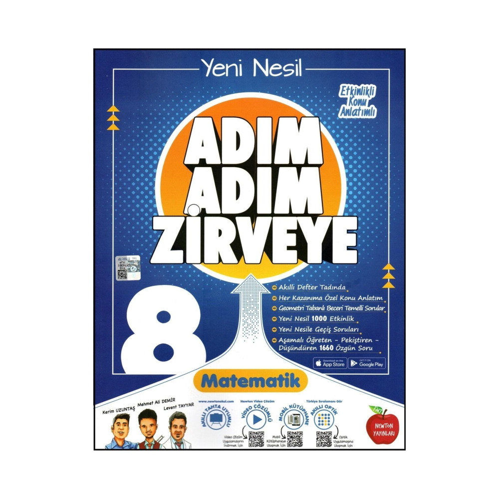 Newton Yayınları Newton 8. Sınıf Lgs Matematik Adım Adım Zirveye Soru Bankası Yardımcı Kitaplar Fiyatı