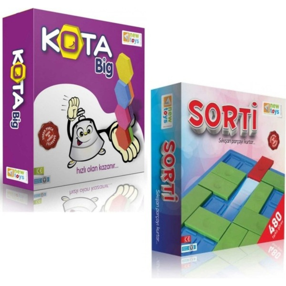 NewToys Sorti ve Kota Big Oyunu, Sorti Oyunu, Kota Big, Sorti, Kota Big, Altıgen Denge Oyunu Oyun Takımları Fiyatı