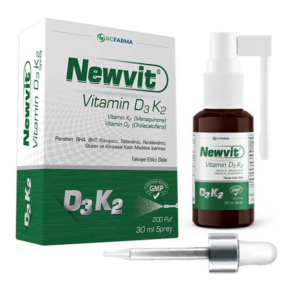 Newvit Vitamin D3K2 Sprey Diğer Fiyatı