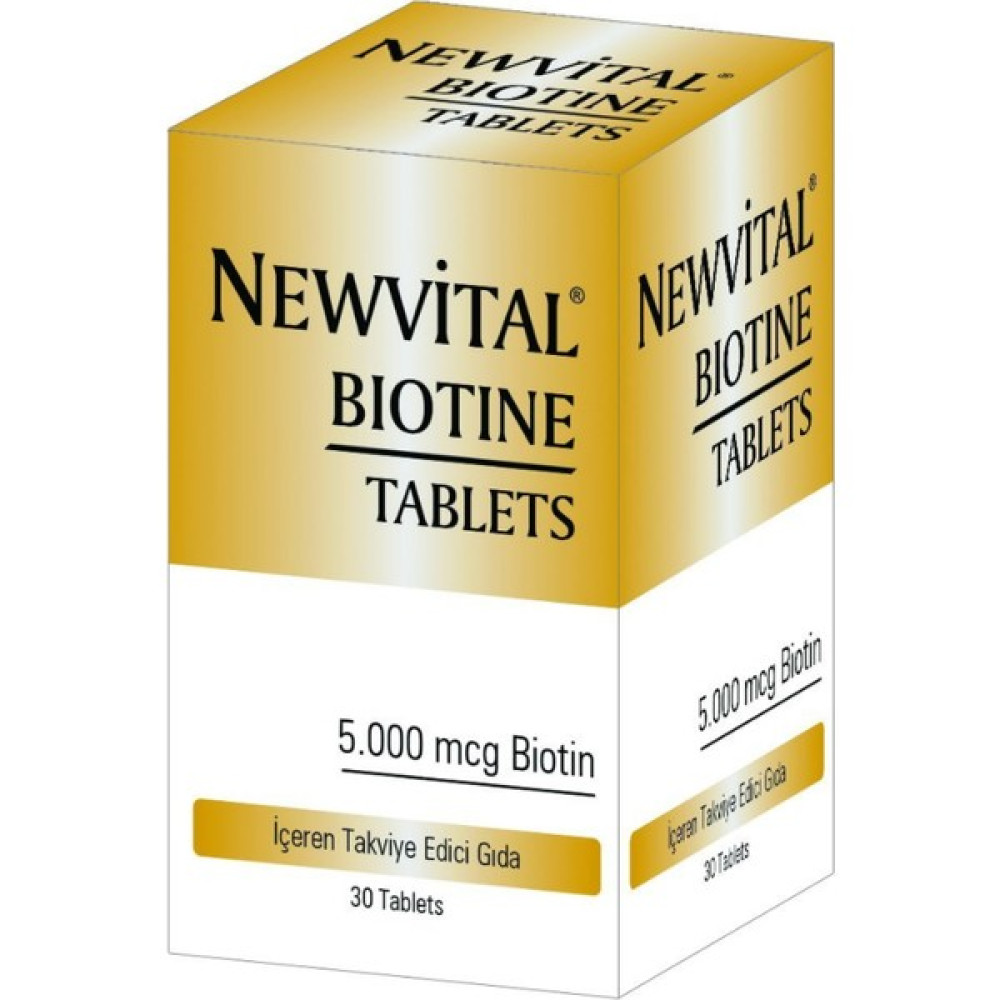 Newvital Biotine 5000 mcg 60 Tablet Sporcu Besinleri Fiyatı