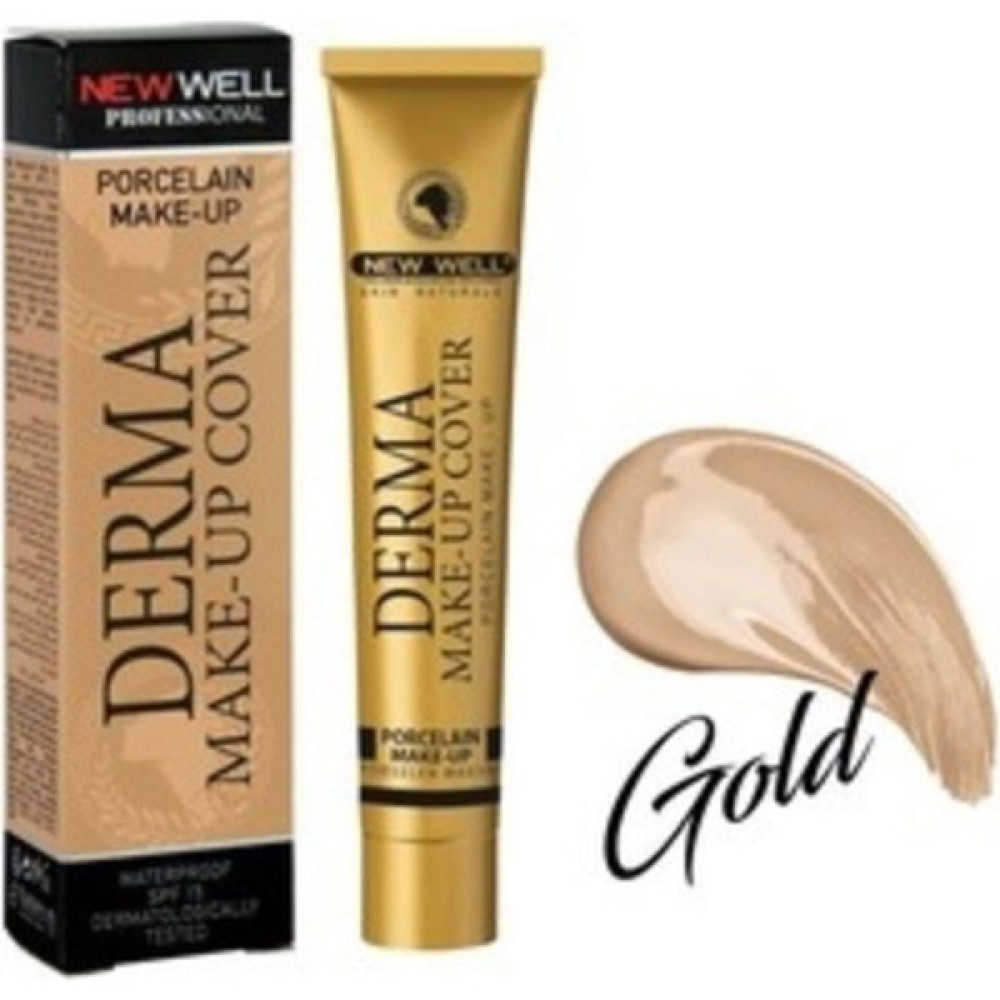 Newwell Derma Make-Up Yoğun Kapatıcı Fondöten 01 Gold Fondötenler Fiyatı