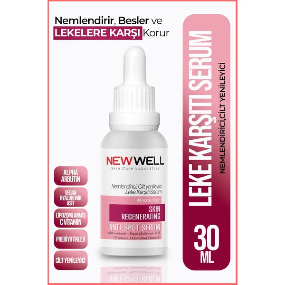Newwell Nemlendirici, Cilt Yenileyici Leke Karşıtı Serum 30 ml Anti-Aging / Yaşlanma Karşıtı Fiyatı