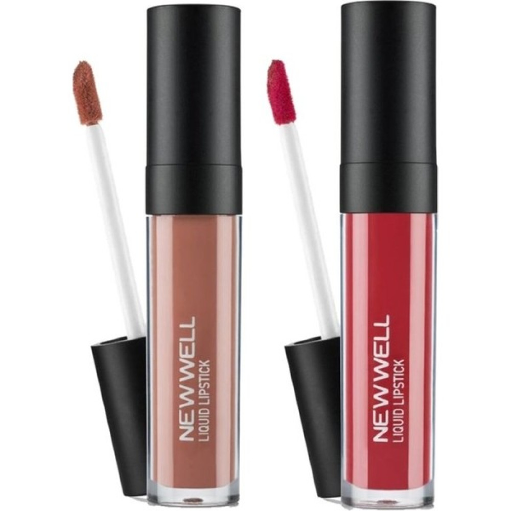 Newwell Porcelain Make Up Lipstick D-201 6 ml + D-208 6 ml Rujlar & Dudak Parlatıcıları Fiyatı