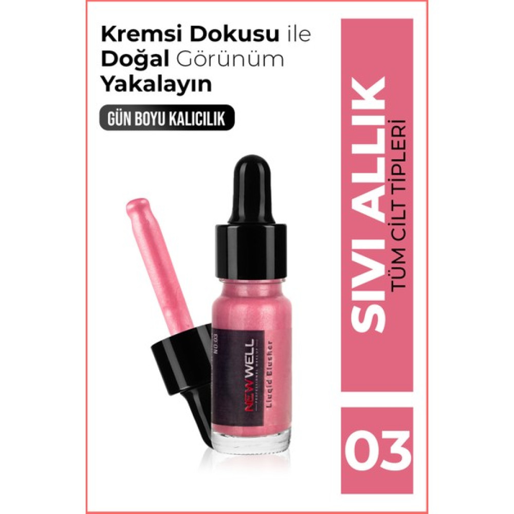 Newwell Sıvı Allık (Sedefli) NO03 Allık Fiyatı