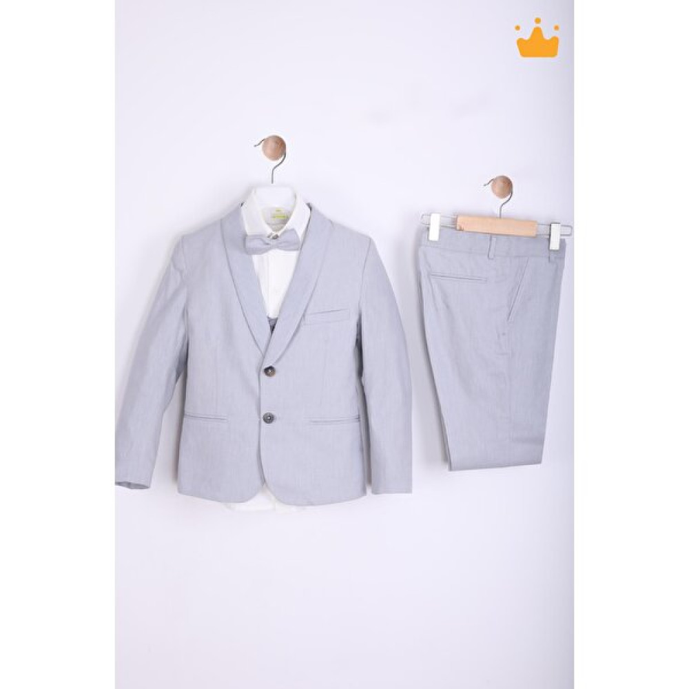 Nexactive Babyhola 7-8 Yaş Yelek Ceket Gömlek Pantolon 4'lü Erkek Çocuk Genç Takım Elbise Mezuniyet Bayramlık Düğün Damatlık Seti 5031 Erkek Çocuk Giyim Takımı Fiyatı