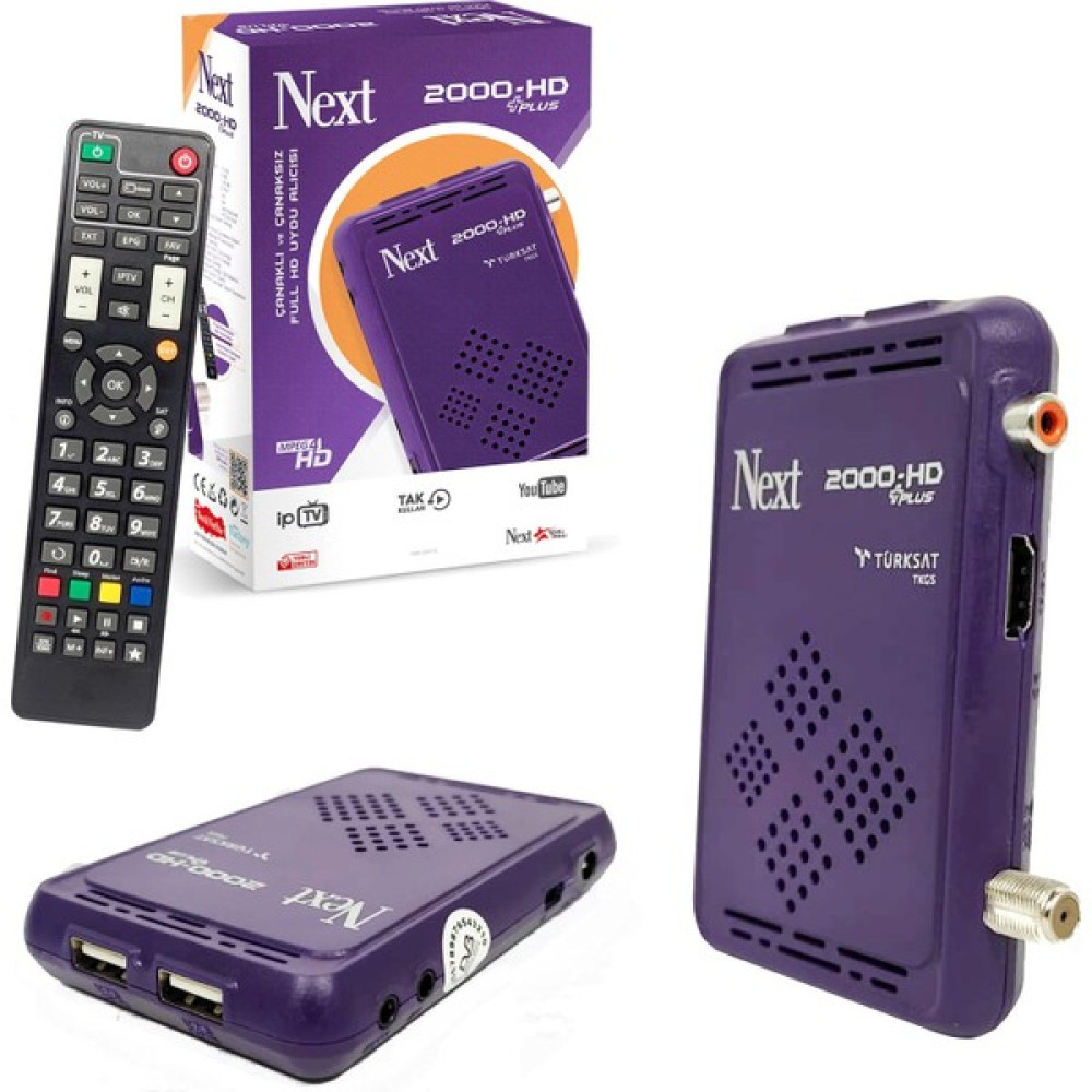 Next 2000 HD Plus + WIFI Full HD Mini Uydu Alıcı Uydu Alıcıları Fiyatı