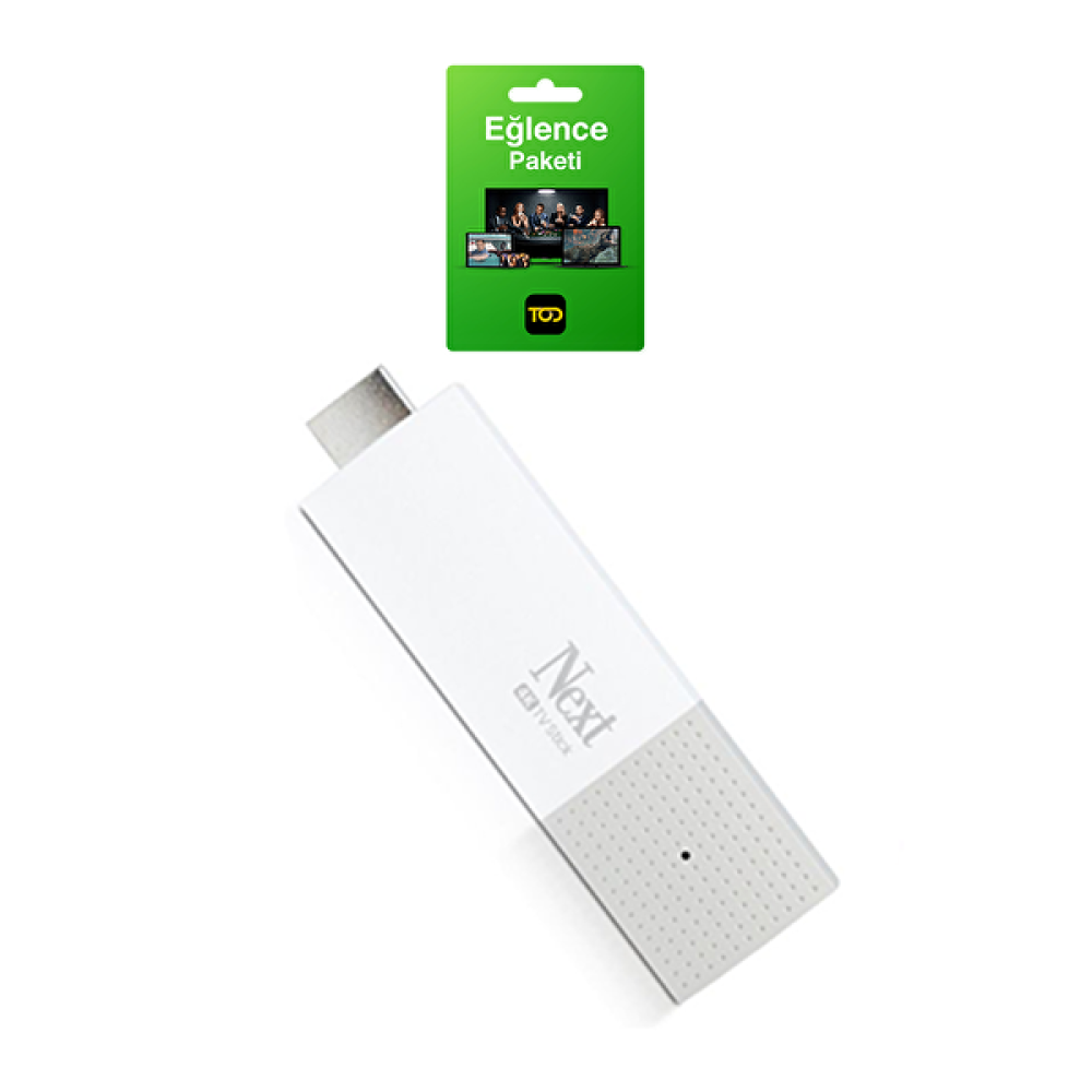 Next 4K TV Stick - 12 Aylık TOD Eğlence Paketi Medya Oynatıcı / Player Fiyatı