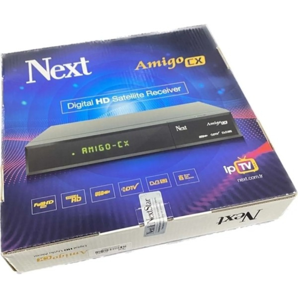 Next Amigo Hd Cx Ip Tv & Vod+Tkgs+ Ethernet Girişli Kasalı Full Hd Uydu Cihazı Uydu Alıcıları Fiyatı