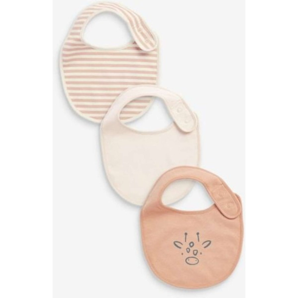 Next Baby %100 Pamuklu Krem Kahve Animal 3'lü Mama Önlüğü - Standart Oto Boyaları Fiyatı