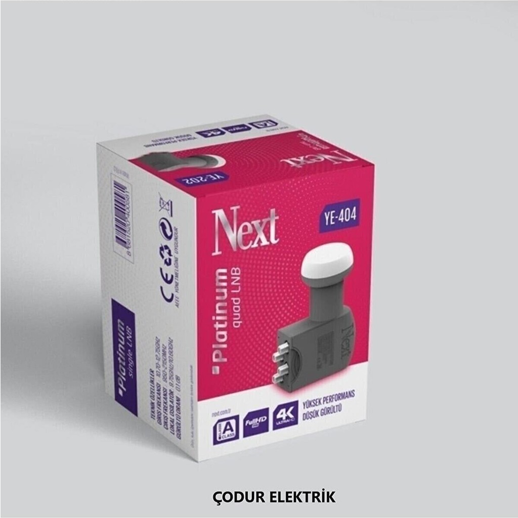 Next Star YE-404 Platinum 4 Lü Lnb LNB ler Fiyatı