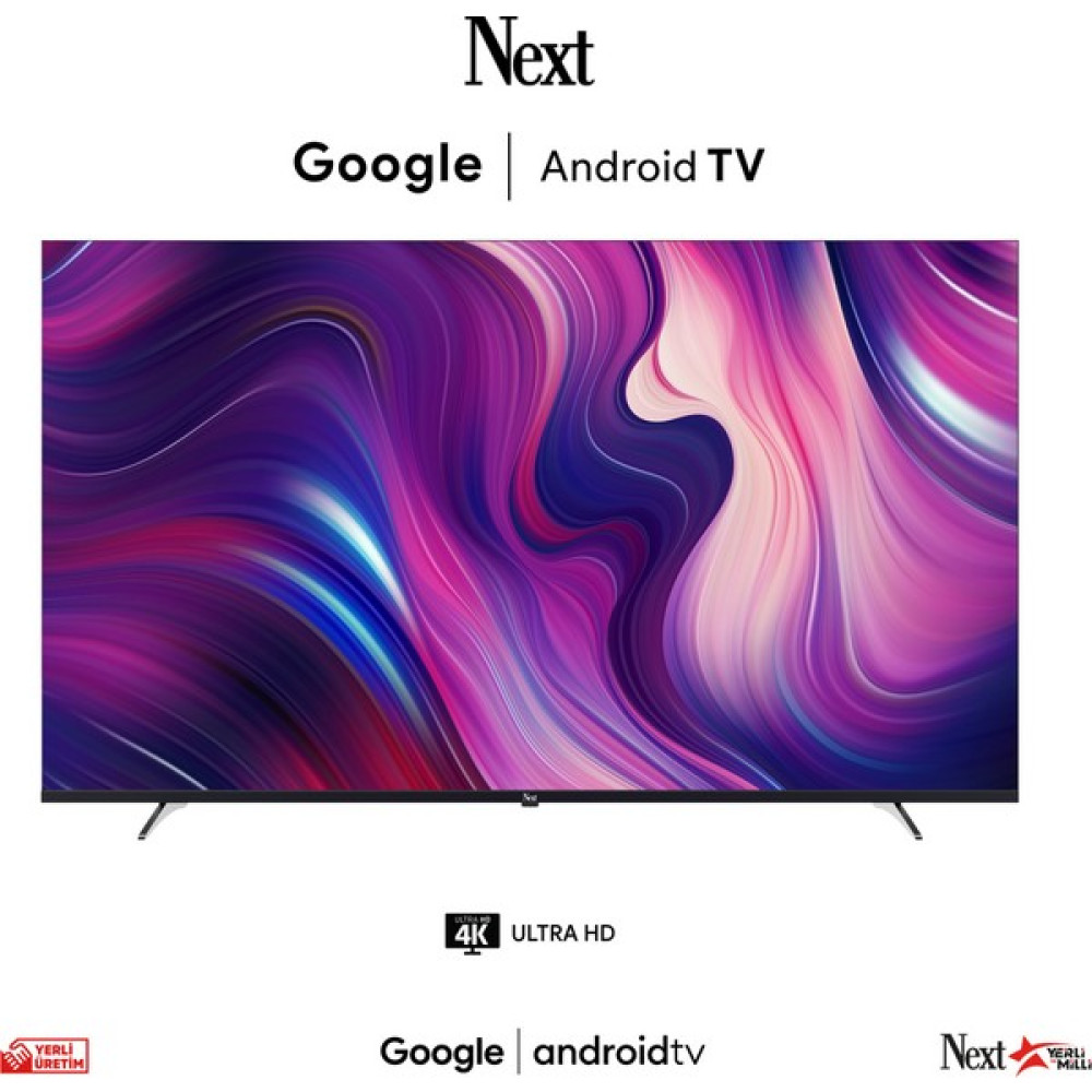 Next YE-65020GFSG5-4K 65" 165 Ekran Uydu Alıcılı 4K Ultra HD Google Android LED TV Televizyonlar Fiyatı