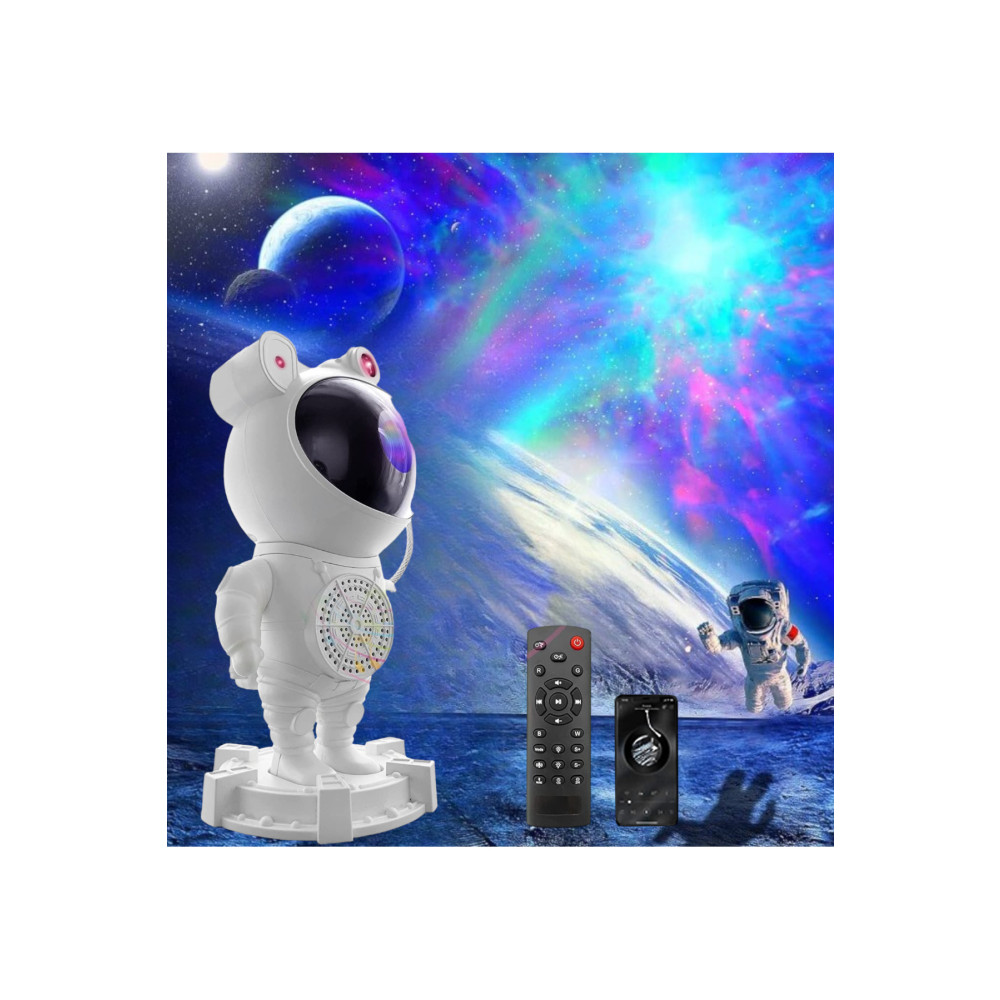 nextbuy Astronot Bluetooth Hoparlör Galaxy Bulutsusu Ay Tavan Gökyüzü Projektör Zamanlayıcı Gece Lambası Projeksiyon Fiyatı
