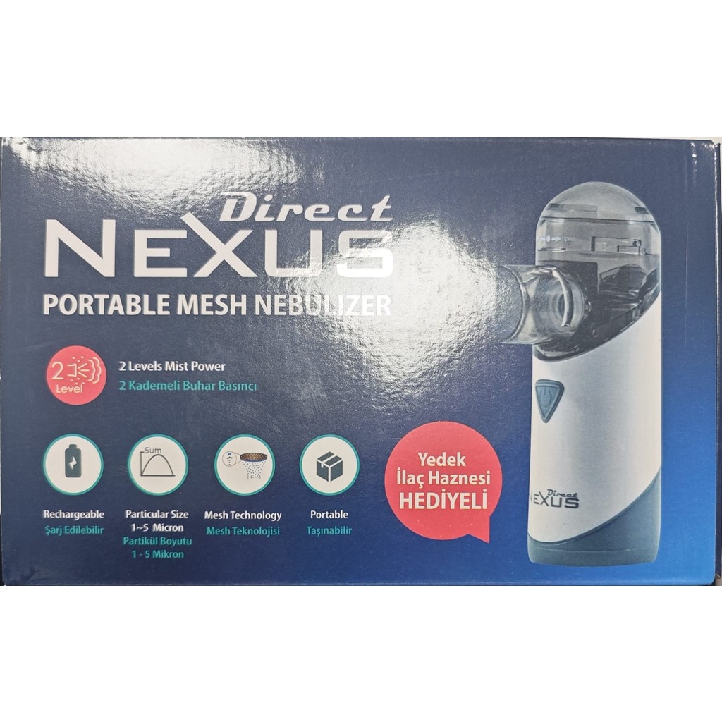 Nexus Mesh Nebülizatör + Yedek Haznesi Hediyeli - Beyaz Diğer Fiyatı