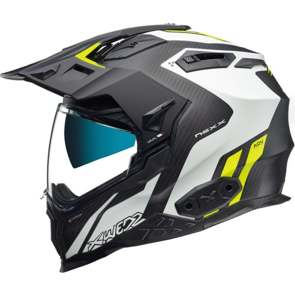 Nexx X.wed 2 Vaal Mat Beyaz-Neon Sarı Kask - XL Motorsiklet Kaskları Fiyatı