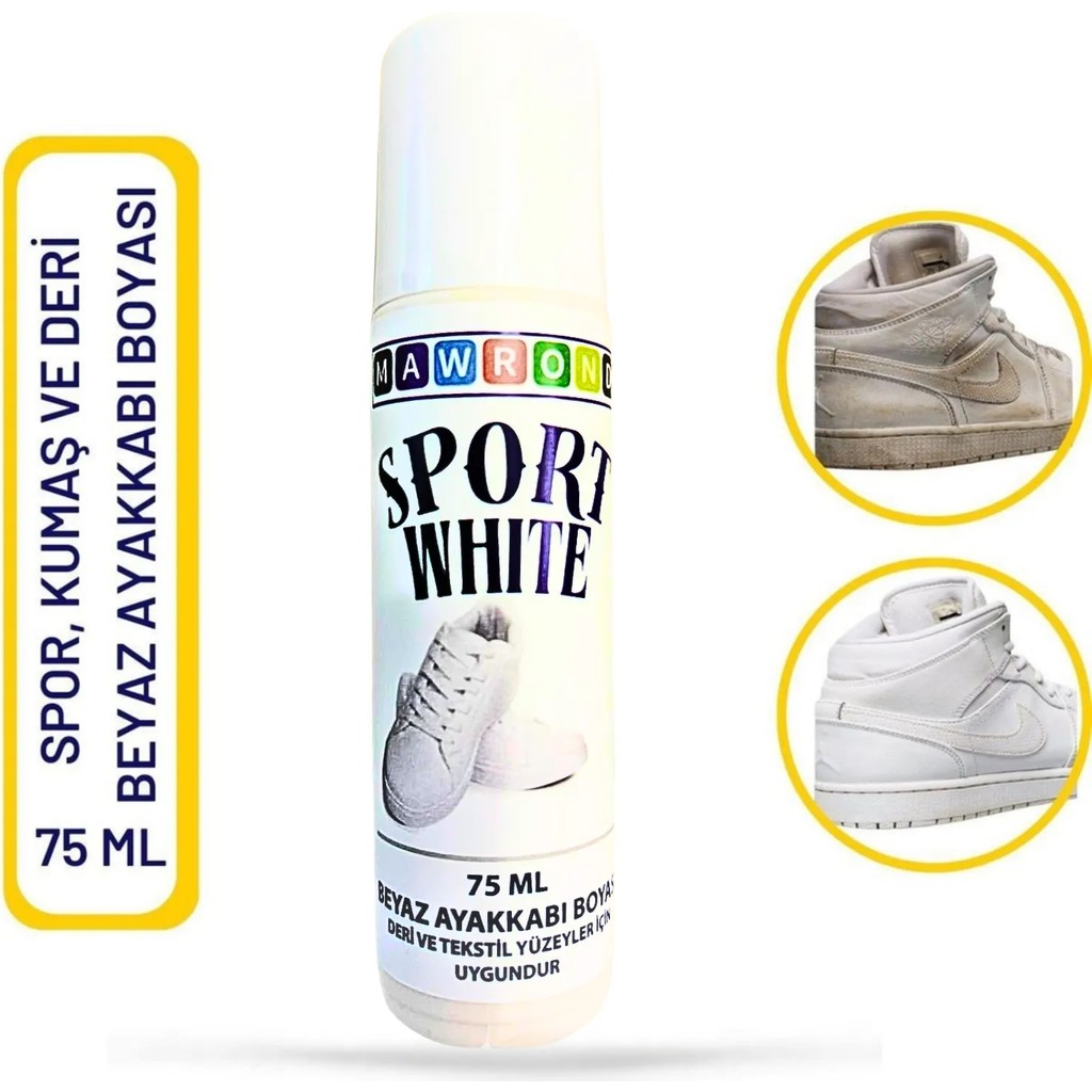Neystore Mawrond Beyaz Ayakkabı, Deri, Kanvas, Sneaker Boyası, Beyazlatıcı Boya Sport White Ayakkabı Boyası Ayakkabılar ve Çantalar Fiyatı