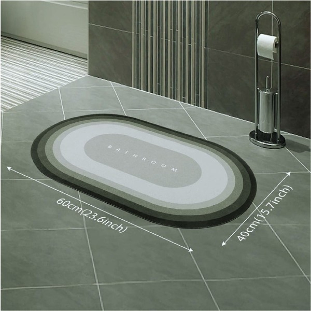 Neystore Süper Su Emici Banyo, Lavabo, Abdesthane Önü Kaymaz Paspas, Su Tutmayan Sürekli Kuru Kalan Paspas 39*58 cm - Yeşil Klozet Takımı Fiyatı