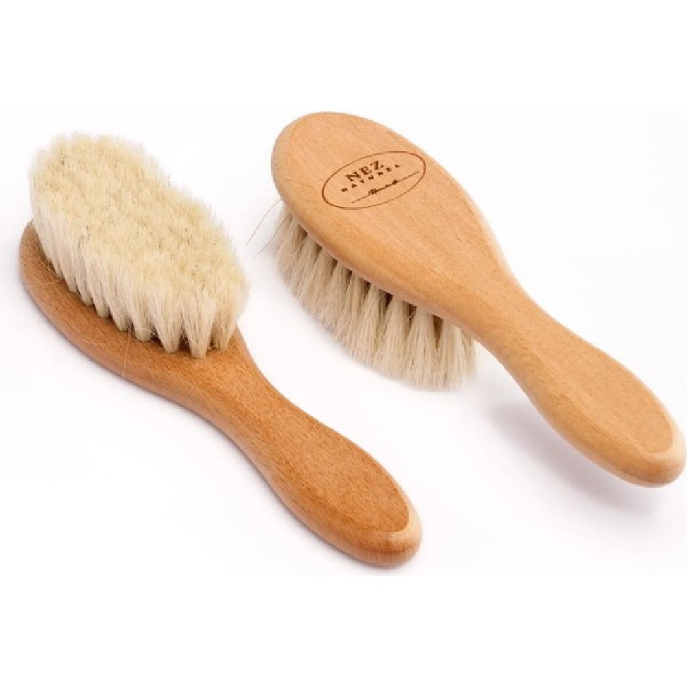 Nez Naturel %100 Doğal Keçi Kılı Bebek Saç Fırçası (Goat Shine Baby Hair Brush) Saç Fırçası ve Tarağı Fiyatı