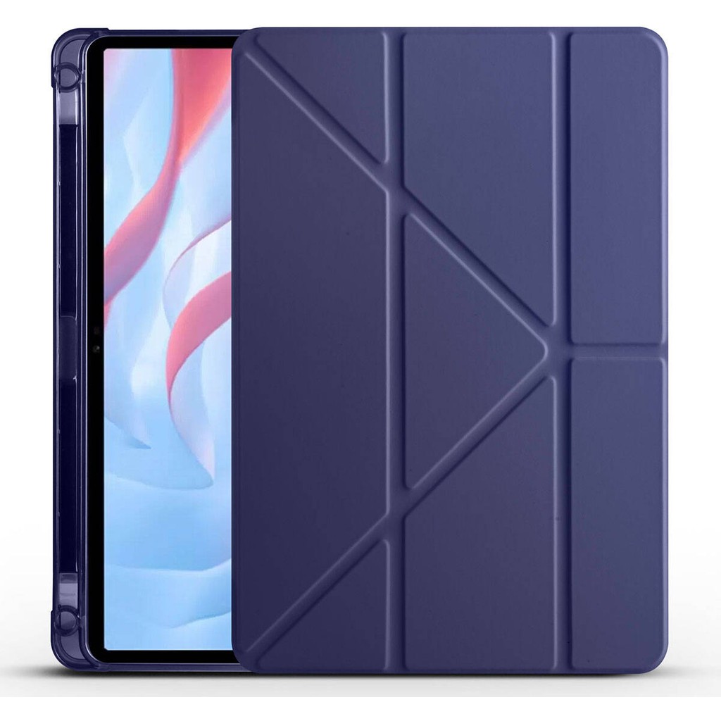Nezih Case Huawei Honor Pad X9 11.5 Uyumlu Akıllı Kapak Kalem Bölmeli Tri Folding Tablet Kılıfı - Lacivert Tablet Kılıfı Fiyatı