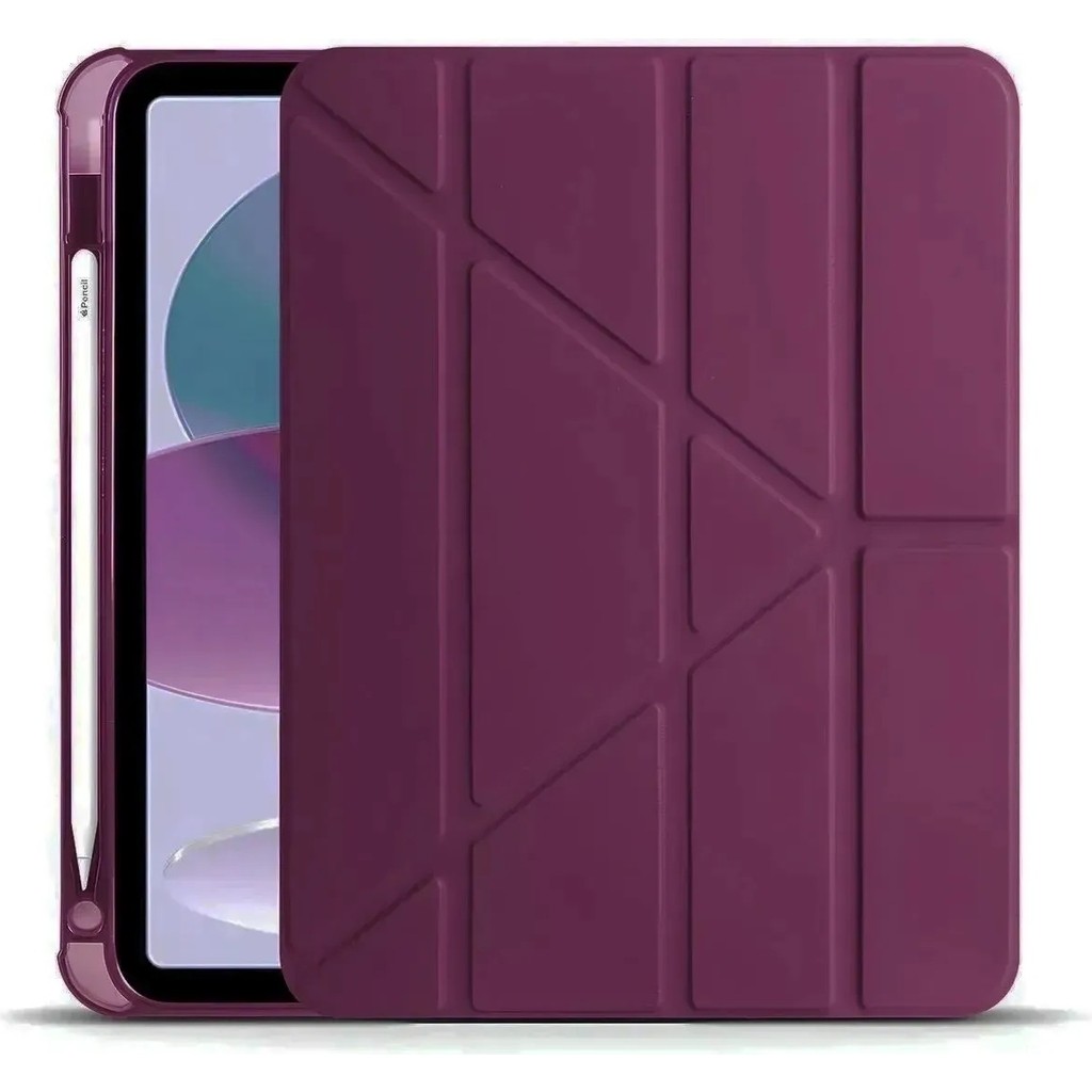 Nezih Case Huawei Honor Pad X9 11.5 Uyumlu Akıllı Kapak Kalem Bölmeli Tri Folding Tablet Kılıfı - Mürdüm Tablet Kılıfı Fiyatı