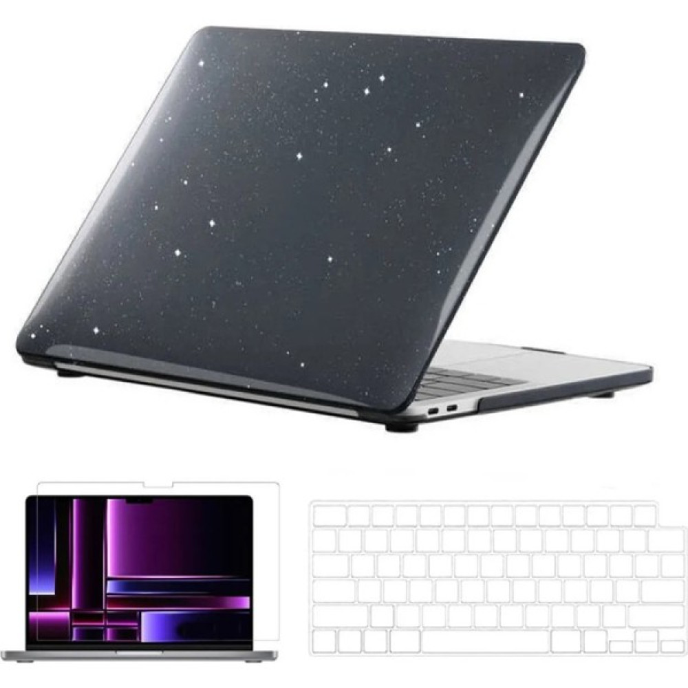 Nezih Case Macbook Pro 14 Inç M3 / M3 Pro / M3 Max A2992 A2918 Uyumlu 360 Tam Koruma Kılıf+Klavye Kılıfı+Film - no2 Tablet Pc Aksesuarları Fiyatı
